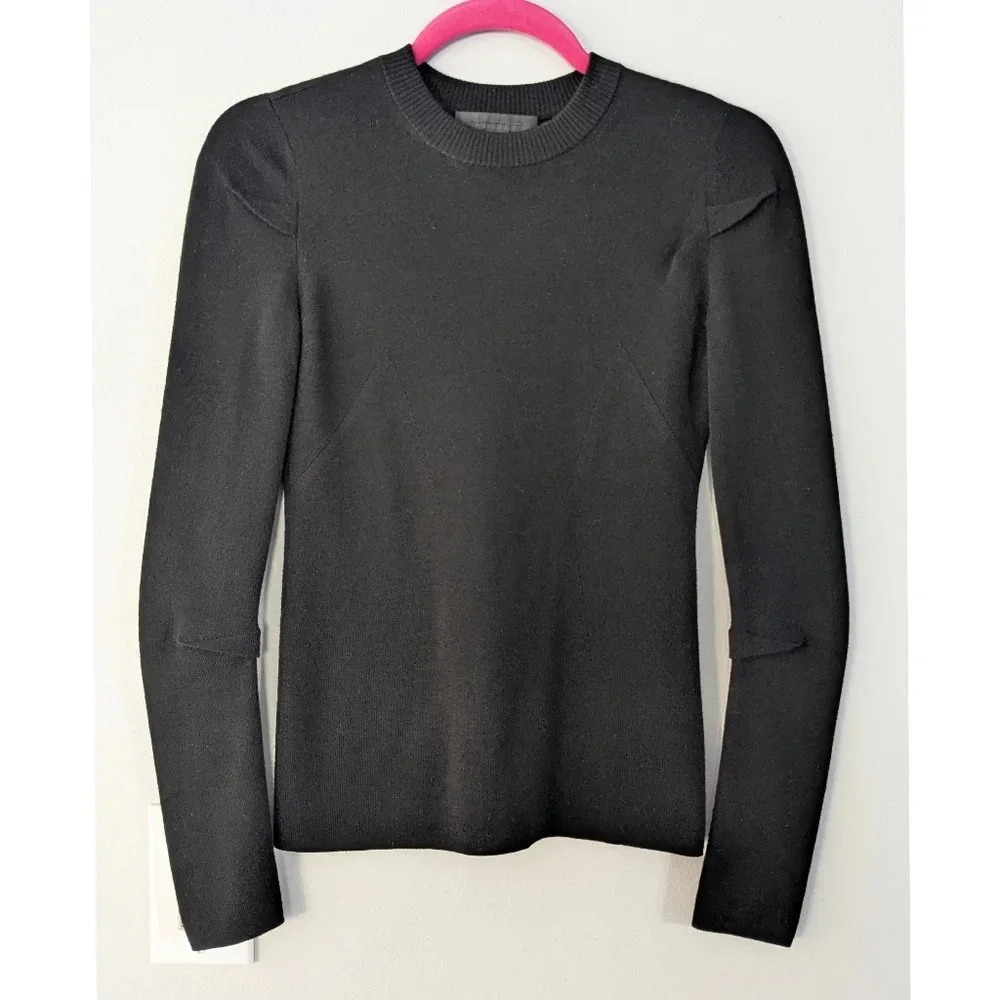 Alexander Wang Merino Wool Crew Neck Sweater